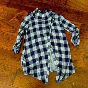 Plaid tunic size M